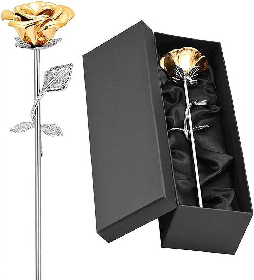 Rose Flower Keepsake Urns for Human Ashes - Memorials Urn Locket - Long-Stem Colorful Rose Flower Cremation Urns - Funeral Urn for Ashes