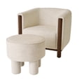 thumbnail image 4 of Better Homes & Gardens Adlin Ottoman, Cream Boucle, 4 of 8