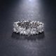 thumbnail image 5 of Guardurnaity Alianzas de boda de moda, anillos portátiles ligeros brillantes, anillo de dedo clásico exquisito, joyería de mano, banda de manos Ropa, zapatos y accesorios Miscelánea No.7, 5 of 6