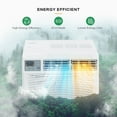 thumbnail image 2 of Matladin Window Air Conditioner with Heat, 8000 BTU Window AC Unit & Heater Combo with APP & Voice Smart Control, Timer Function & Easy Installation Kit, 115V/60Hz, 2 of 10
