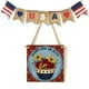 thumbnail image 1 of XWSHYW Adornos Colgantes Placa de Madera con El 4 de Julio, Día de La Independencia de Estados Unidos, 1 of 1