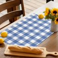 thumbnail image 3 of Placemats Set of 4, Buffalo Plaid Blue Check Place Mats Farmhouse Style Tablemats Washable Placemat Table Decoration for Kitchen Table Dinner Party Home Decor Indoor Outdoor 13x19 Inch, 3 of 9