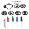 thumbnail image 2 of 6Pcs Hot Sale Golf Ball Line Liner Marker Template Drawing Alignment Marks Sign Tool Golf Scriber Professional Golf Ball Liner type 1, 2 of 5