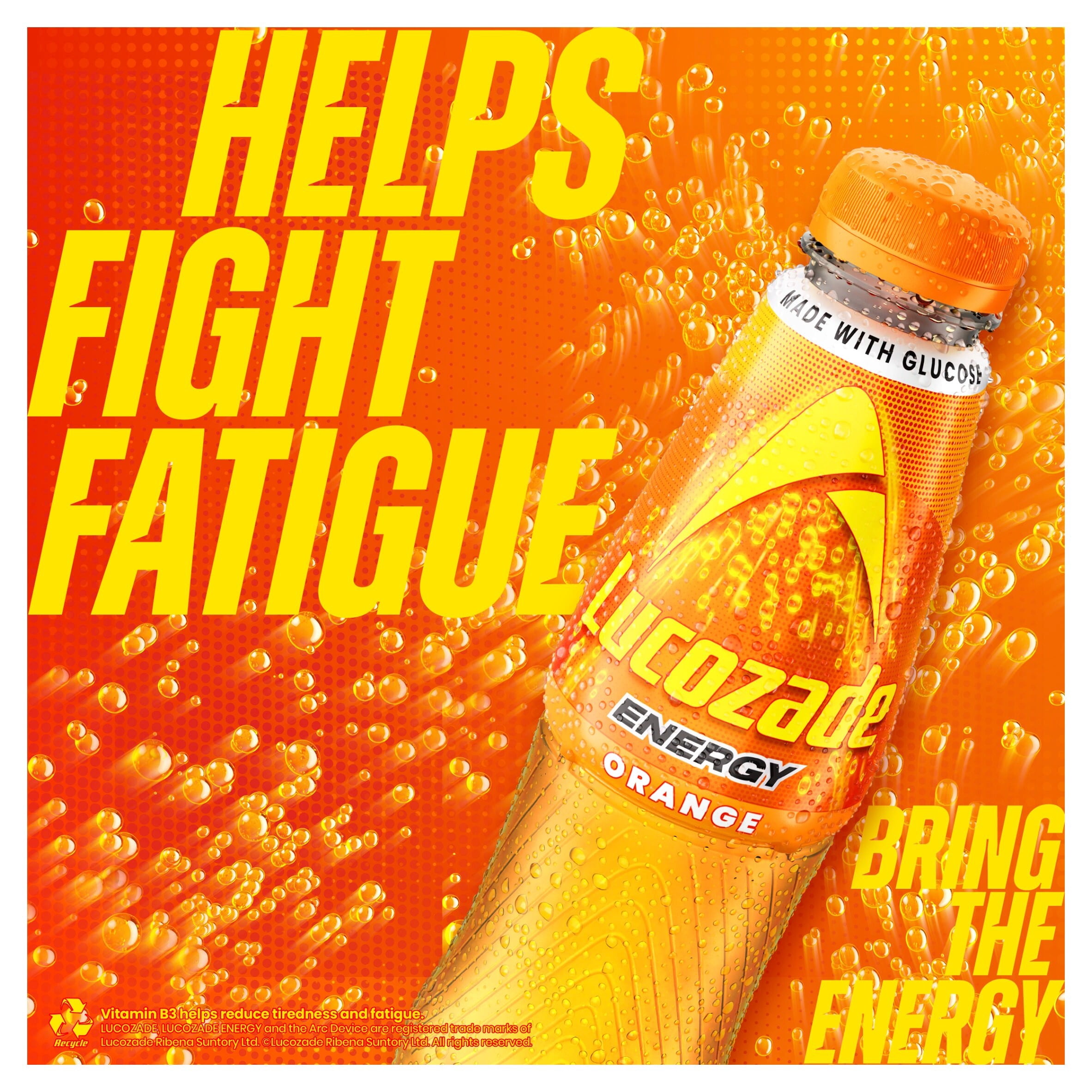 Lucozade Energy Drink 900ml | Orange