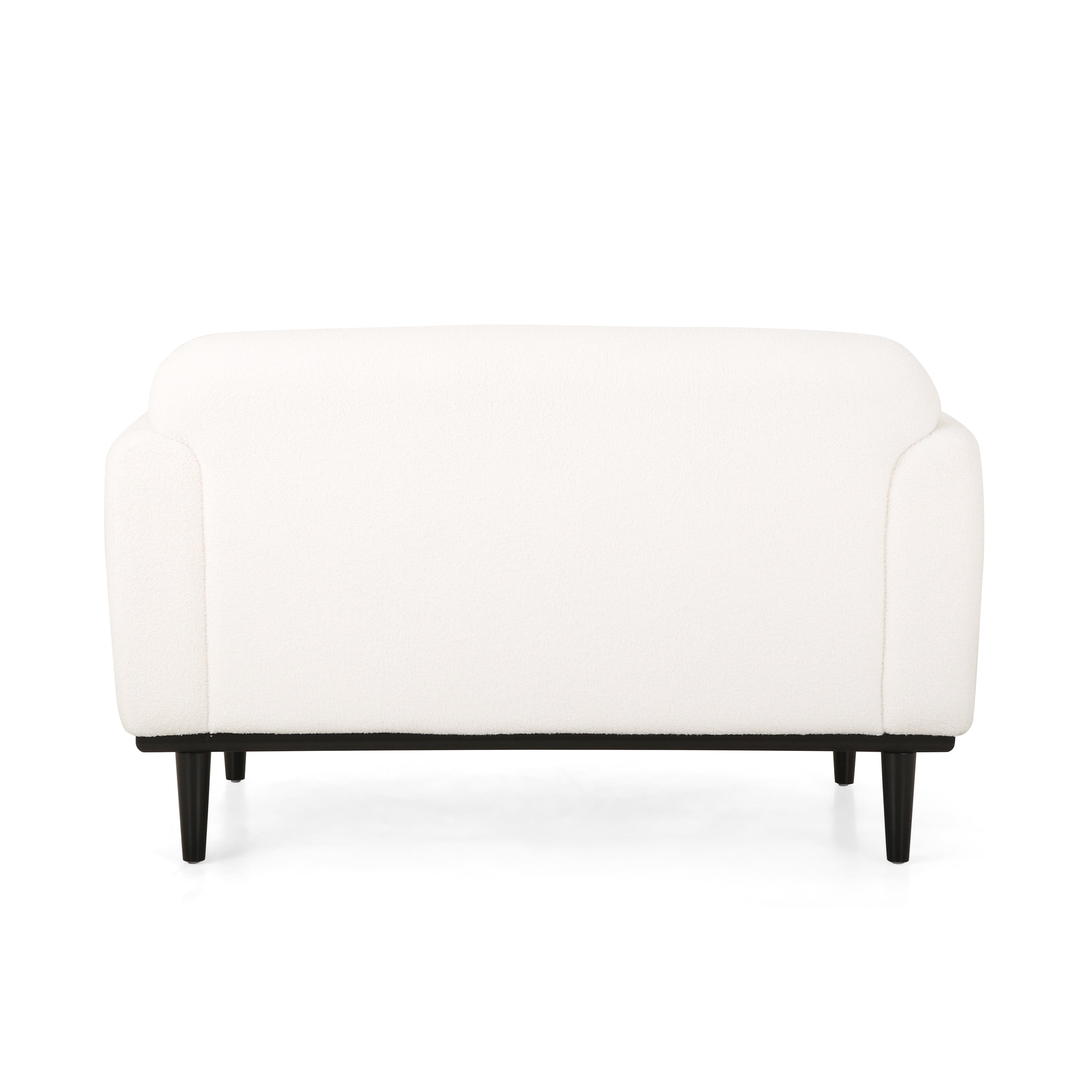 50" 2-Seater Sofa Couch for Small Space,Upholstered Loveseat Sofa Small Sofa with Soft Seat Cushion for Living Room,White