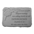 thumbnail image 1 of Kay Berry 07515 A Heart Of Gold Memorial Stone- Birds Nest, 1 of 1