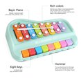 thumbnail image 5 of Danhjin Musical Toys for Toddlers 1-3, 2 in 1 Baby Piano Xylophone Toy with 8 Multicolored Keys, Preschool Educational Musical Learning Instruments for Kids, Christmas Gifts for Boys and Girls, 5 of 9