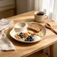 thumbnail image 4 of Divided Snack Serving Tray with Compartment, Plastic Chip and Fry Platter for Home Kitchen Party Tableware, 4 of 7