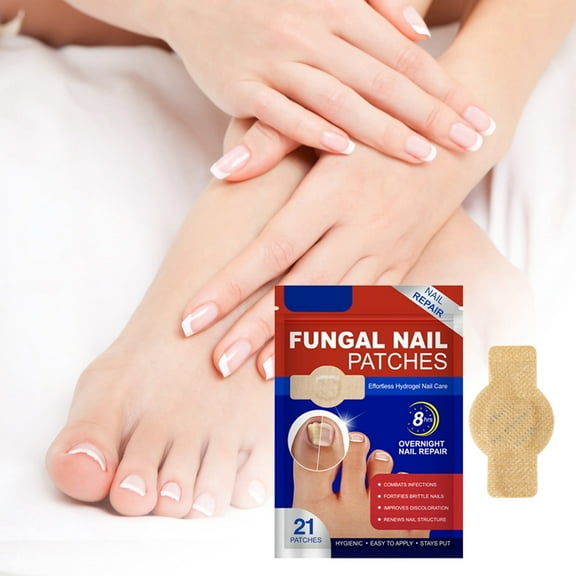 Fungal Nail Patches, 2025 New Fungal Nail Treatment Patches, Nail Repair Patches,Multi-Purpose Toenail Repair Treatment Pads,Toenail Patches, Antifungal Nail Treatment (1BOX)