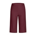 thumbnail image 3 of Women's 2025 Bermuda Chino Shorts High Waisted Straight Leg Casual Summer Hiking Vacation Outfits with Pockets, 3 of 7