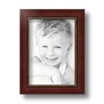 thumbnail image 2 of ArtToFrames 5" x 7" Cherry Picture Frame, 5x7 inch Red Wood Poster Frame (WOM-4316), 2 of 8