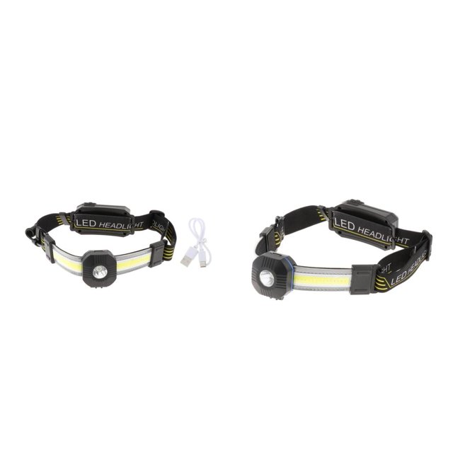 Linterna frontal DYNWAVEMX LED recargable por USB impermeable 7 modos