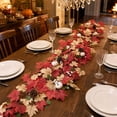 thumbnail image 7 of SPOORYYO Artificial Fall Maple Leaf Garland with Mini Pumpkins Pine Cones Berries, Flexible Plastic Autumn Harvest Rattan Vine for Halloween Thanksgiving Front Door Mantel Home Decor, 74.8", 7 of 7