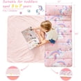 thumbnail image 3 of Toddler Nap Mat with Pillow and Blanket, Extra Large Rolled Napping Mats,Slumber Bags for Boys Girls,Kids Sleeping Bag for Daycare, Preschool Travel Camping, 3 of 4