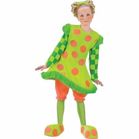 Lolli the Clown Child Girl Halloween Costume