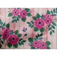 thumbnail image 4 of oneOone Cotton Poplin Blush Pink Fabric Leaves & Rose Diy Clothing Quilting Fabric Print Fabric By Yard 42 Inch Wide-OBU, 4 of 4