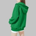 thumbnail image 6 of Tqyyweavej Girls Oversized Hoodies Fleece Full Zip Up Sweatshirts Kids Fashion Casual Outfits Fall Winter Sweatshirts (Ages 5-15), 6 of 7
