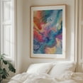thumbnail image 6 of Soul-Driven Abstraction - Mixed Media Abstract Psychedelic Surrealism Modern Art Watercolor Geometric Unframed Wall Art Print 18 x 24 inches, 6 of 13