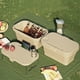 thumbnail image 5 of Picnic Basket For 2,Multi-Function Lid 15L& Food Tray Table,Folding Picnic Basket With Phone Slot And Cup Slot For Picnic Or Beach , Camping, Hiking, FishingTeissuly Clearance (Coffee, ) Teissuly WER202308291809, 5 of 7