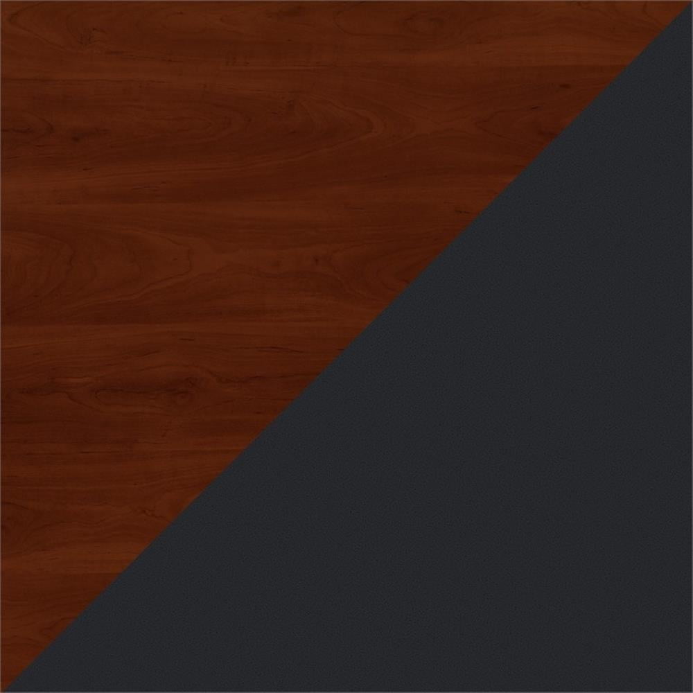 Series A 83" L Shaped Excecutive Desk in Hansen Cherry - Engineered Wood