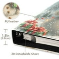 thumbnail image 4 of Leather Cover Photo Album 80 Pockets 4x6 Photos Bookshelf Picture Album Snowman with Christmas Tree, 4 of 9