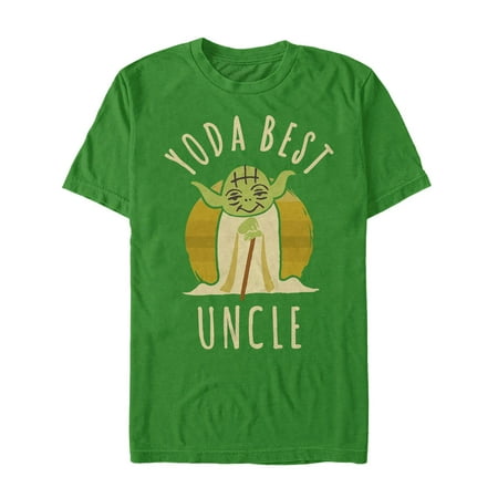 Star Wars Men's Yoda Best Uncle Cartoon T-Shirt