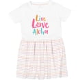 thumbnail image 3 of Inktastic Live Love Aloha Girls Toddler Dress, 3 of 5