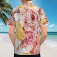 thumbnail image 6 of High Quality Hawaiian Shirts for Men Short Sleeve Aloha Beach Shirt Floral Summer Casual Button Down Shirts Blouses WFO3SQ, 6 of 7