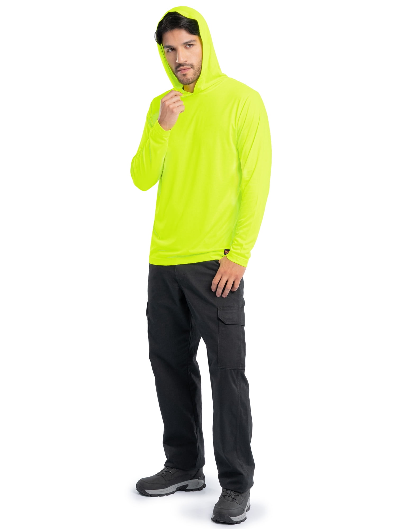 Wrangler Workwear Men’s Performance Knit Ripstop Hoodie with Sun Protection, Size S-3XL