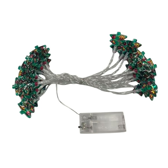 Christmas Decorations Outdoor Indoor,Christmas Decorations For Home,Christmas Lights 9.84FT 2024ED Battery Operated String Lights Cute For Window Indoor Outdoor Decor Christmas Party Decorations