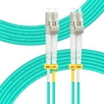 thumbnail image 1 of Flyprofiber- Cable De Conexión De Fibra Lc A Lc Om3 10 M/33 Pies Opciones De Longitud: 0,2 M-200 M 10 Gb/40 Gb Cable De Fibra Óptica Dúplex Multimodo 50/125 Um Lszh-10 Metros (33 Pies) Paquete De 10, 1 of 5