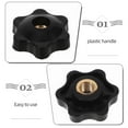 thumbnail image 3 of Worgeous 10pcs Thumb Screw Adjustable Handle Knob Set Door Knob Screws Plastic Grip Handle, 3 of 7