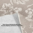 thumbnail image 4 of Home Bargains Plus Taupe Grapevine Print 60 x 104 inch Rectangle Vinyl Tablecloth with Flannel Backing, 4 of 9