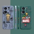 thumbnail image 5 of Case For VIVO Y55 Y52S Y53S Y66 Y55S Y73S 5G Y85 Y93 Y76 Y91 Colour Simple Liquid Silicone Shell Case Marvel Groot Baby Manga, 5 of 5