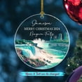 thumbnail image 2 of Personalized Niagara Falls Christmas Ornaments 2025, Niagara Falls New York Ornament Gift for Men Women, Customized Name & Text Niagara Falls Ornament Gift,Niagara Falls State Park USA Xmas Ornaments, 2 of 5