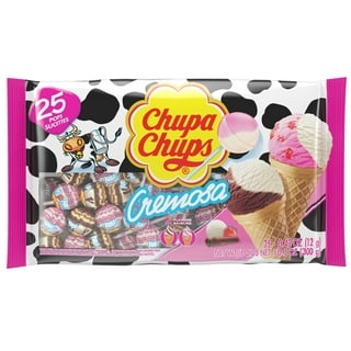 Chupa Chups Mini Candy Lollipops, Variety Pack of 7 Assorted Flavors,  Individually Wrapped Suckers for Parties Office Concession Classroom, Pack  of