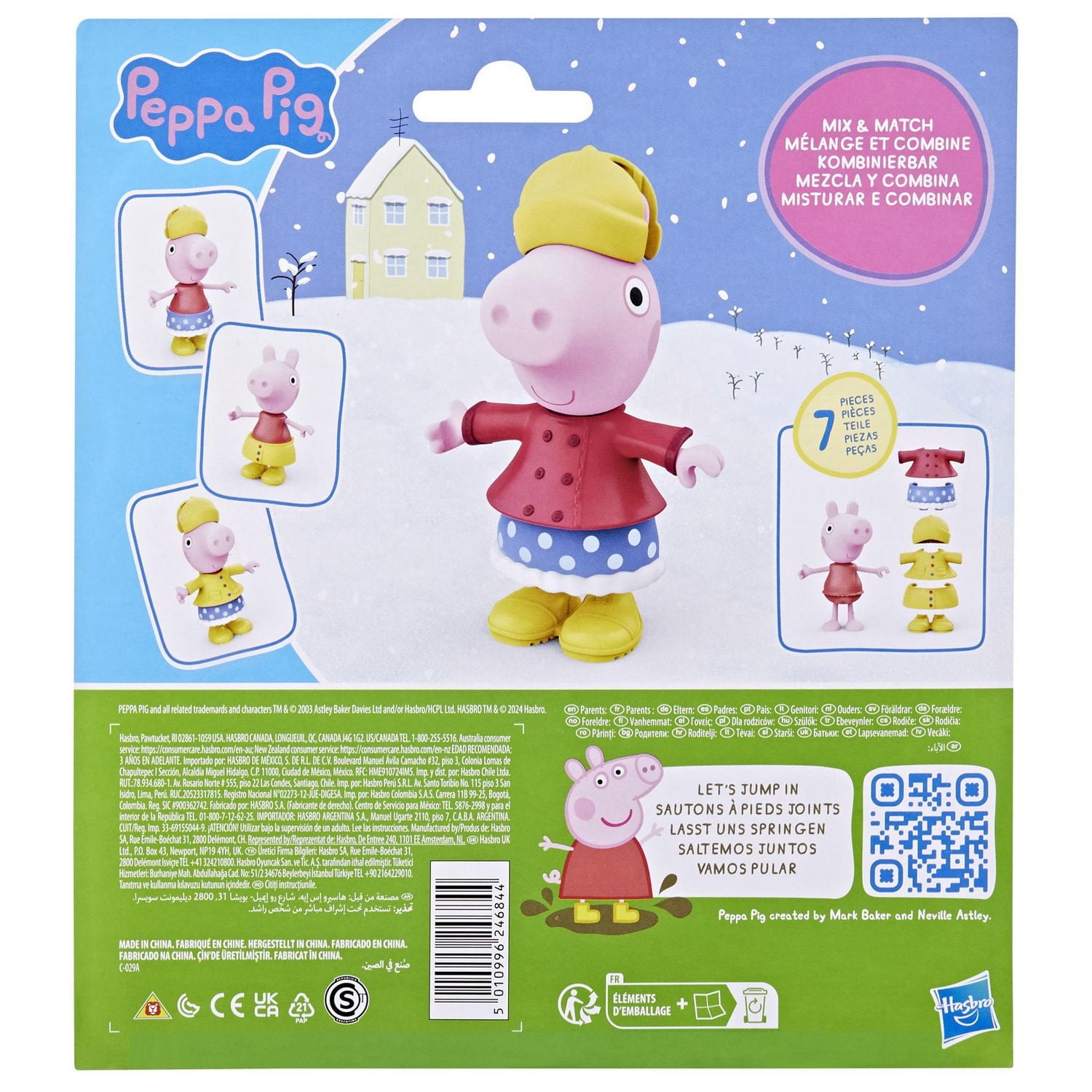 Peppa Pig, figurine Les jolies tenues de Peppa Pig