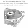 thumbnail image 5 of ASUS TUF GAMING TF120 ARGB WHITE EDITION Chassis Fan 3-Pin Customizable LEDs Blade, Advanced Fluid Dynamic Bearing,120mm PWM Control, Anti-vibration Pads, Double-layer LED Array for Computer Case, 5 of 13