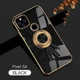thumbnail image 1 of Nalacover Slim Case for Google Pixel 5a 5G,Cute Cartoon 6D Plating Astronaut Hidden Magnetic Ring Kickstand Soft TPU Shockproof Corner Protection Drop Proof Edge Bumper Cover.Black, 1 of 9