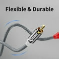thumbnail image 4 of USB C to 2 RCA Audio Cable, 1.9 Ft Type-C to RCA Male to Male Y RCA Splitter, 2RCA Jack USB-C Audio Cable for Phone,Tablet, Home Theater, DVD, Amplifier, Speaker, Car Stereo, 4 of 6