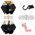 thumbnail image 3 of Daisy Foldable Car Trash Bin with Lid, Leak-Proof Mini Trash Can for Car with Hanging Storage Bag, 3 of 6