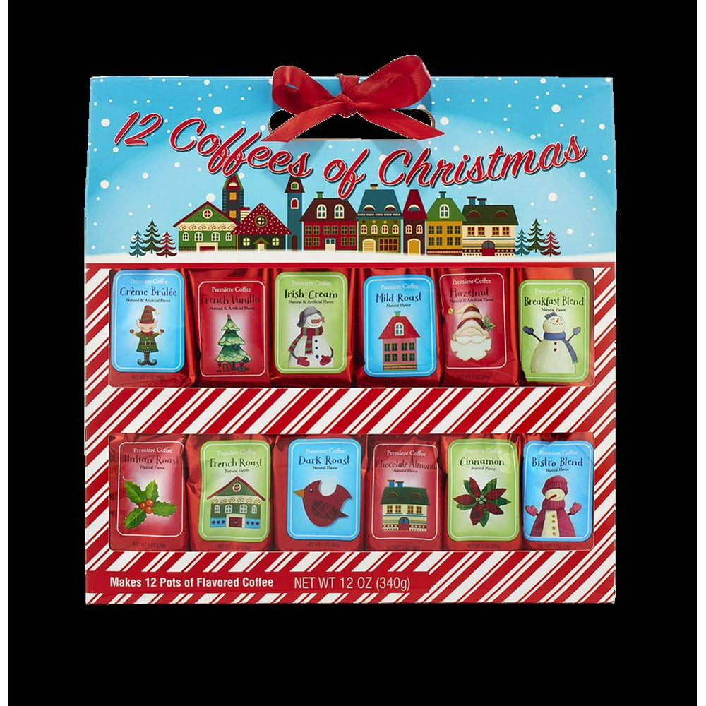 Coffee beans and Christmas decorations