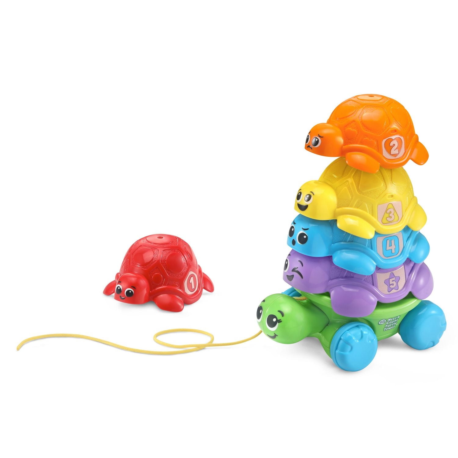 LeapFrog Nest & Count Turtle Tower™ for Toddlers - Bilingual Version, 12+ Months