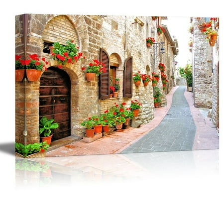 Canvas Prints Wall Art - Beautiful Scenery/Landscape of Picturesque Lane