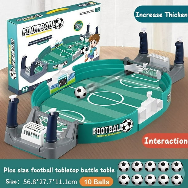 Mesa de fútbol para fiesta familiar, juego de mesa de fútbol, juguetes interactivos de escritorio, deporte para niños, juego portátil al aire libre, regalo