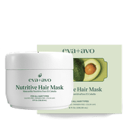 eva+avo Nutritive Hair Mask with Avocado Oil, 8 fl oz