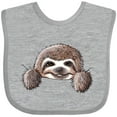 thumbnail image 3 of Inktastic Kiniart Sloth Boys or Girls Baby Bib, 3 of 4