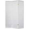 thumbnail image 3 of Legacy Decor Double Cross Shoji 3 Panel Room Divider, 71" Tall, White Color, 3 of 6