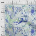 thumbnail image 2 of oneOone Cotton Poplin Medium Blue Fabric Fluid Ink Diy Clothing Quilting Fabric Print Fabric By Yard 42 Inch Wide, 2 of 4