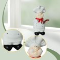 thumbnail image 6 of kowaku Chef Resin Figurine Chef Decor Figure Resin Art Modern Statue Collectible for Kitchen Countertop Table Cupboard Cottage Decor, 6 of 9